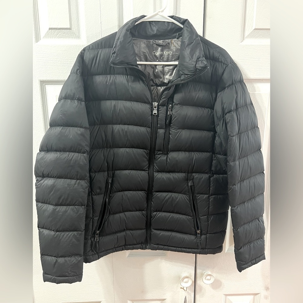 Calvin Klein lightweight down puffer jacket